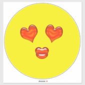 Liefde Kiss Harten Emoji Sticker (Vel)