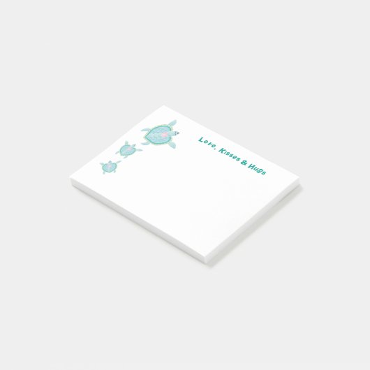 Liefde, Kisses en Hugs Post-it® Notes (Schuin)