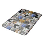 Liefde Kittens Kat Gezichten Collage Badmat (Gekanteld)