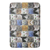 Liefde Kittens Kat Gezichten Collage Badmat (Voorkant Verticaal)