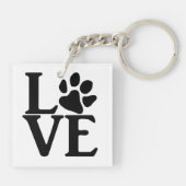 Liefde Klassiek Sleutelhanger (Achterkant)