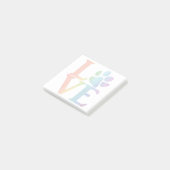 Liefde Klassieke Regenboog Post-it® Notes (Schuin)