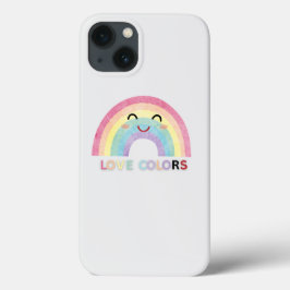 Liefde Kleuren regenboog kunst valentijn design Case-Mate iPhone Case