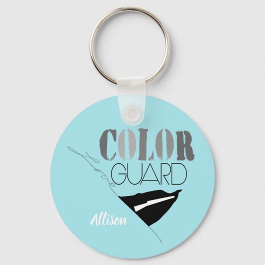 Liefde kleurenbeschermer met riffel en vlag sleutelhanger (Voorkant)