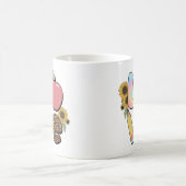 Liefde - Kleurrijk Teacher Design met Apple & Penc Koffiemok (Center)