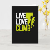 Liefde klimmen kaart (Gele Bloem)