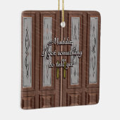 Liefde klopt op voordeur Ornament (Rechts)