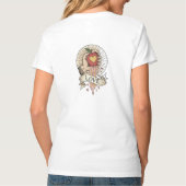 Liefde-Kneuzende Apple Tattoo T-shirt (Achterkant)