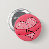 Liefde - Knop Ronde Button 5,7 Cm (Voorkant /achterkant)