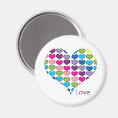 Liefde knop, valentijn magneet (Voorkant / Achterkant)