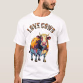 Liefde Koeien T-shirt (Voorkant)