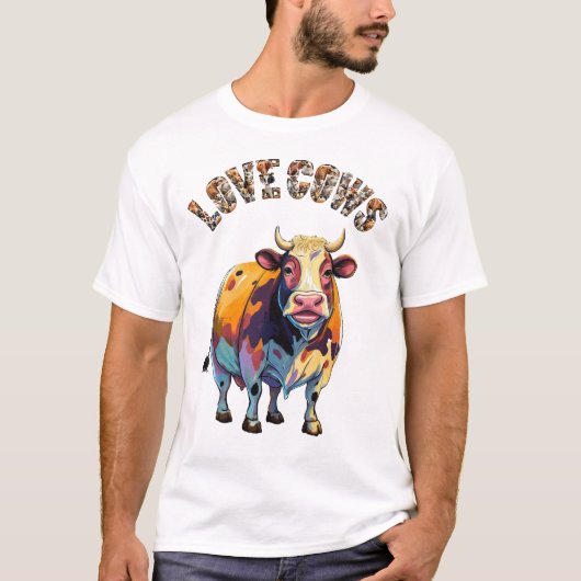 Liefde Koeien T-shirt (Voorkant)