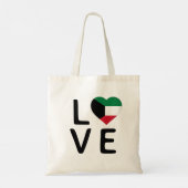 Liefde - Koeweit Vlag Tote Bag (Achterkant)