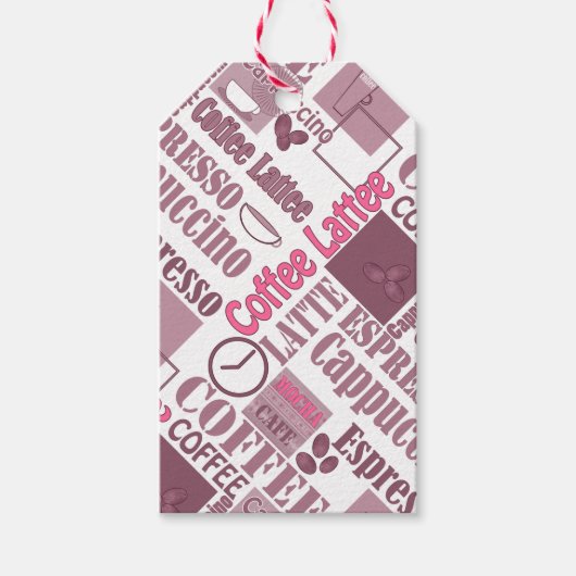 Liefde koffie cadeaulabel (Voorkant)