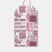 Liefde koffie cadeaulabel (Achterkant)