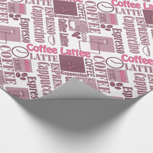 Liefde koffie cadeaupapier (Hoek)