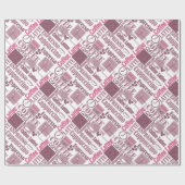 Liefde koffie cadeaupapier (Vlak)