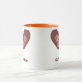 Liefde Koffie Hart Mok (Midden)