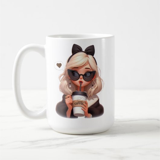 Liefde koffie koffiemok (Links)