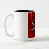 Liefde koffie mok (Links)