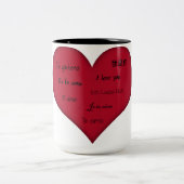 Liefde koffie mok (Center)