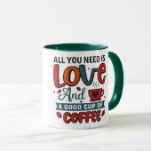 Liefde & Koffie Mok (Voorkant rechts)
