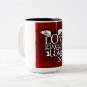 Liefde koffie mok (Voorkant links)