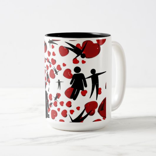 Liefde koffie mok (Voorkant rechts)