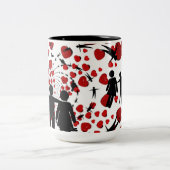 Liefde koffie mok (Center)