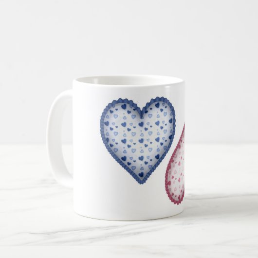 Liefde koffie mok (Voorkant links)