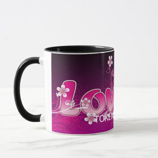 Liefde koffie mok (Links)