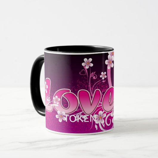 Liefde koffie mok (Voorkant links)