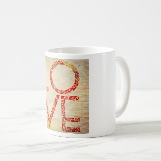 Liefde koffie mok (Voorkant rechts)