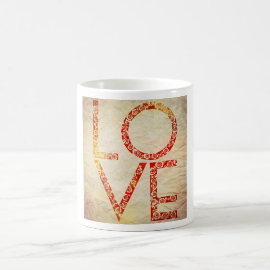 Liefde koffie mok (Center)