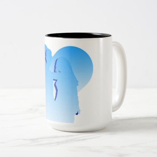 Liefde koffie mok (Voorkant rechts)