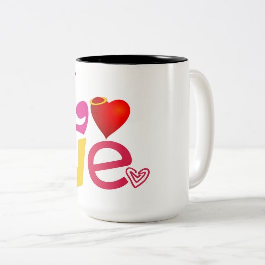 Liefde koffie mok (Voorkant rechts)