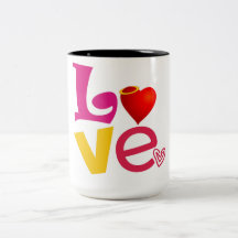 Liefde koffie mok