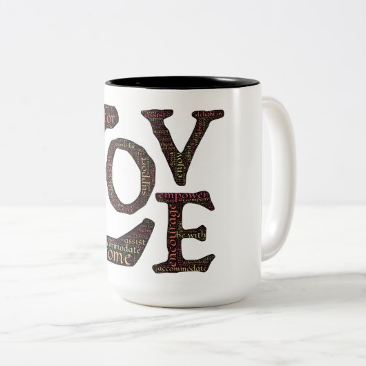 Liefde koffie mok (Voorkant rechts)