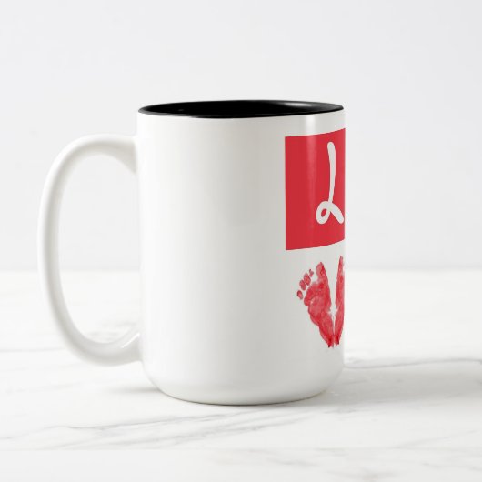 Liefde koffie mok (Links)