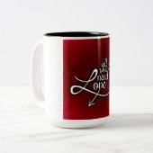 Liefde koffie mok (Voorkant links)