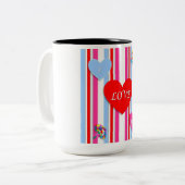 Liefde koffie mok (Voorkant links)
