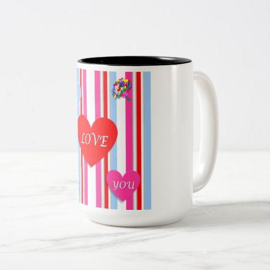 Liefde koffie mok (Voorkant rechts)