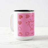Liefde koffie mok (Voorkant links)