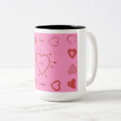 Liefde koffie mok (Voorkant rechts)