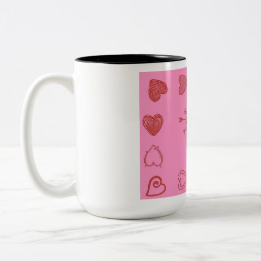 Liefde koffie mok (Links)