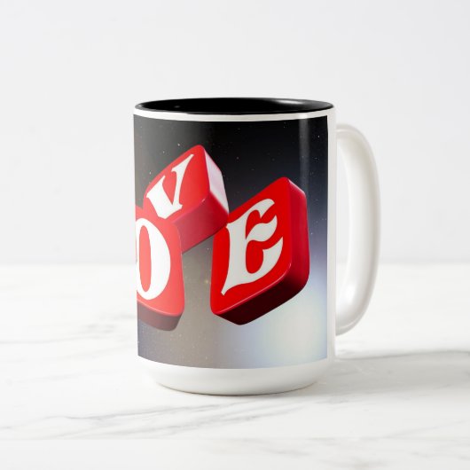 Liefde koffie mok (Voorkant rechts)