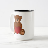 Liefde koffie mok (Voorkant links)