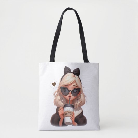 Liefde koffie tote bag (Voorkant)