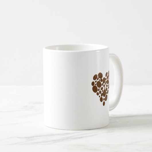 Liefde Koffie Unieke Woorden Koffiemok (Voorkant rechts)