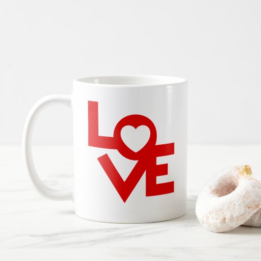 Liefde Koffiemok (Met donut)